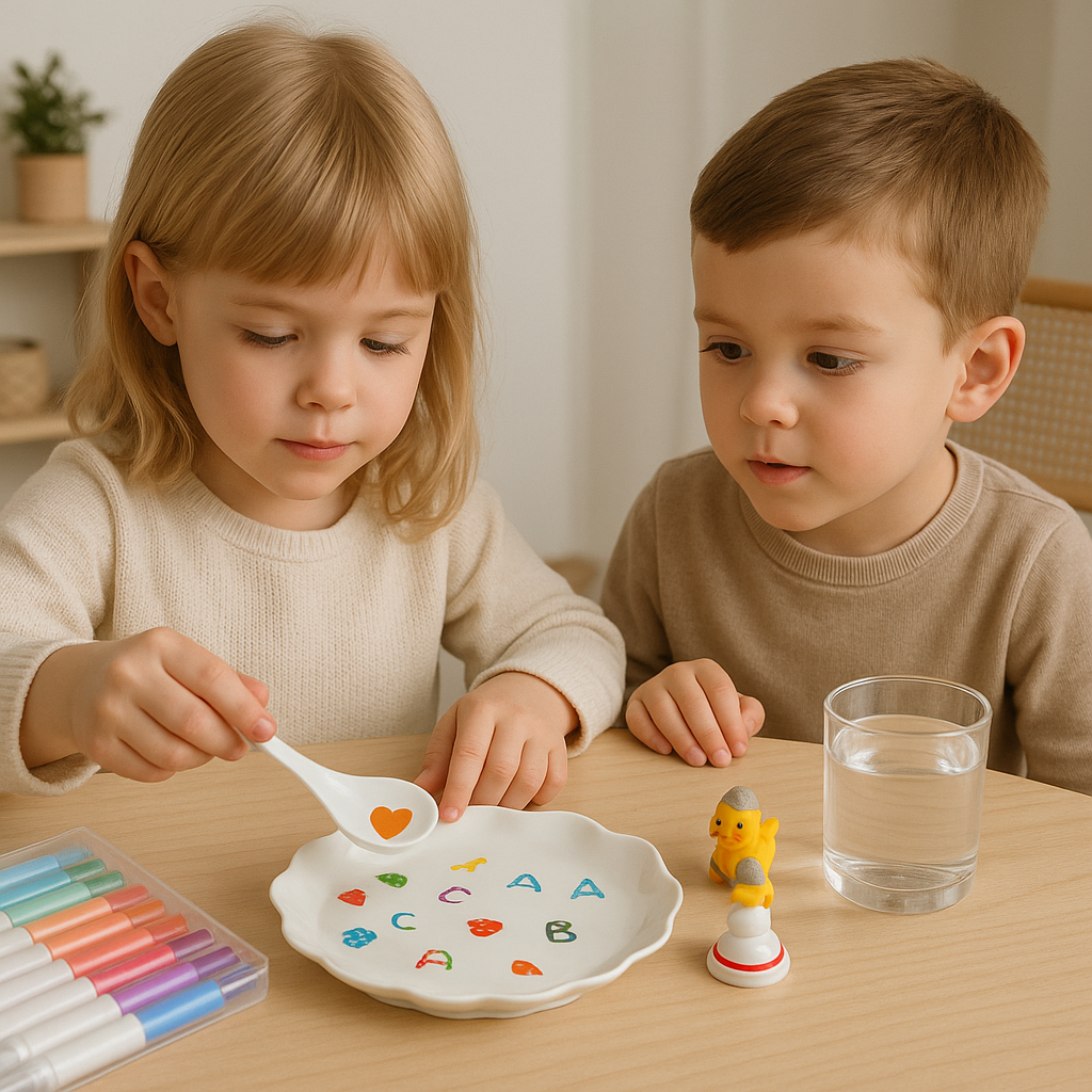 Creatieve kunstwerken in het water - Waterpaint (+ GRATIS keramische lepel)