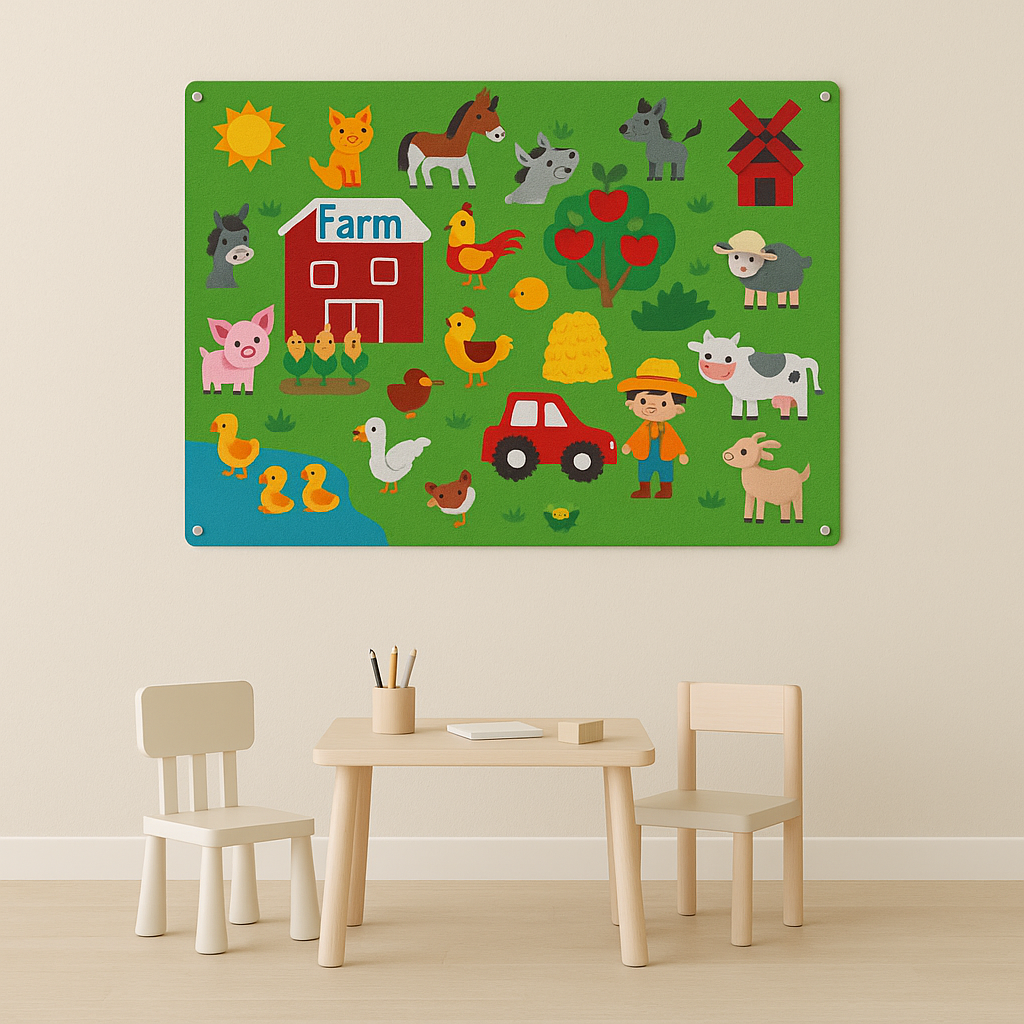 Eindeloos ontdek- en speelplezier! | Viltbord
