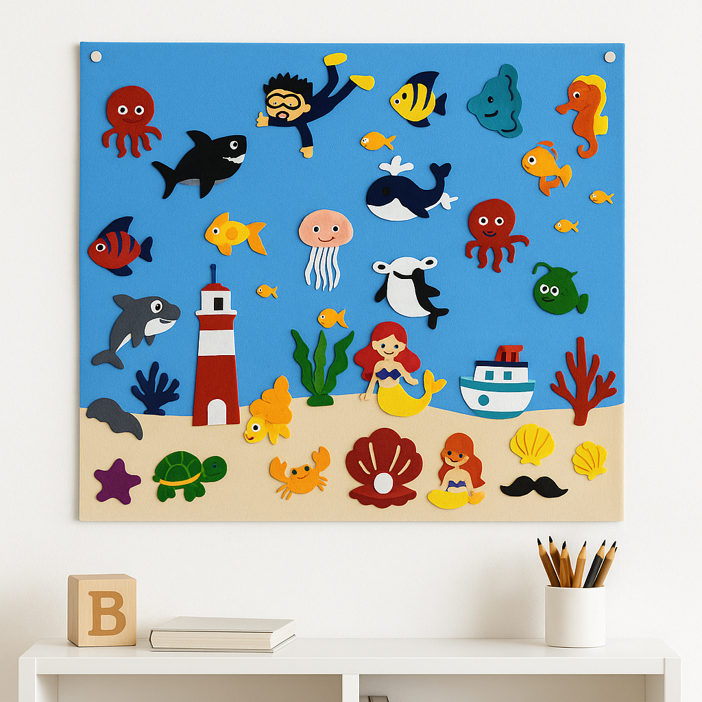 Eindeloos ontdek- en speelplezier! | Viltbord