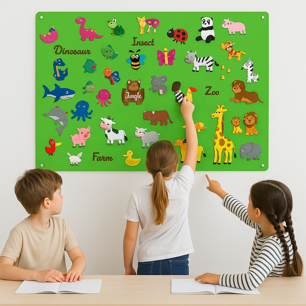 Eindeloos ontdek- en speelplezier! | Viltbord