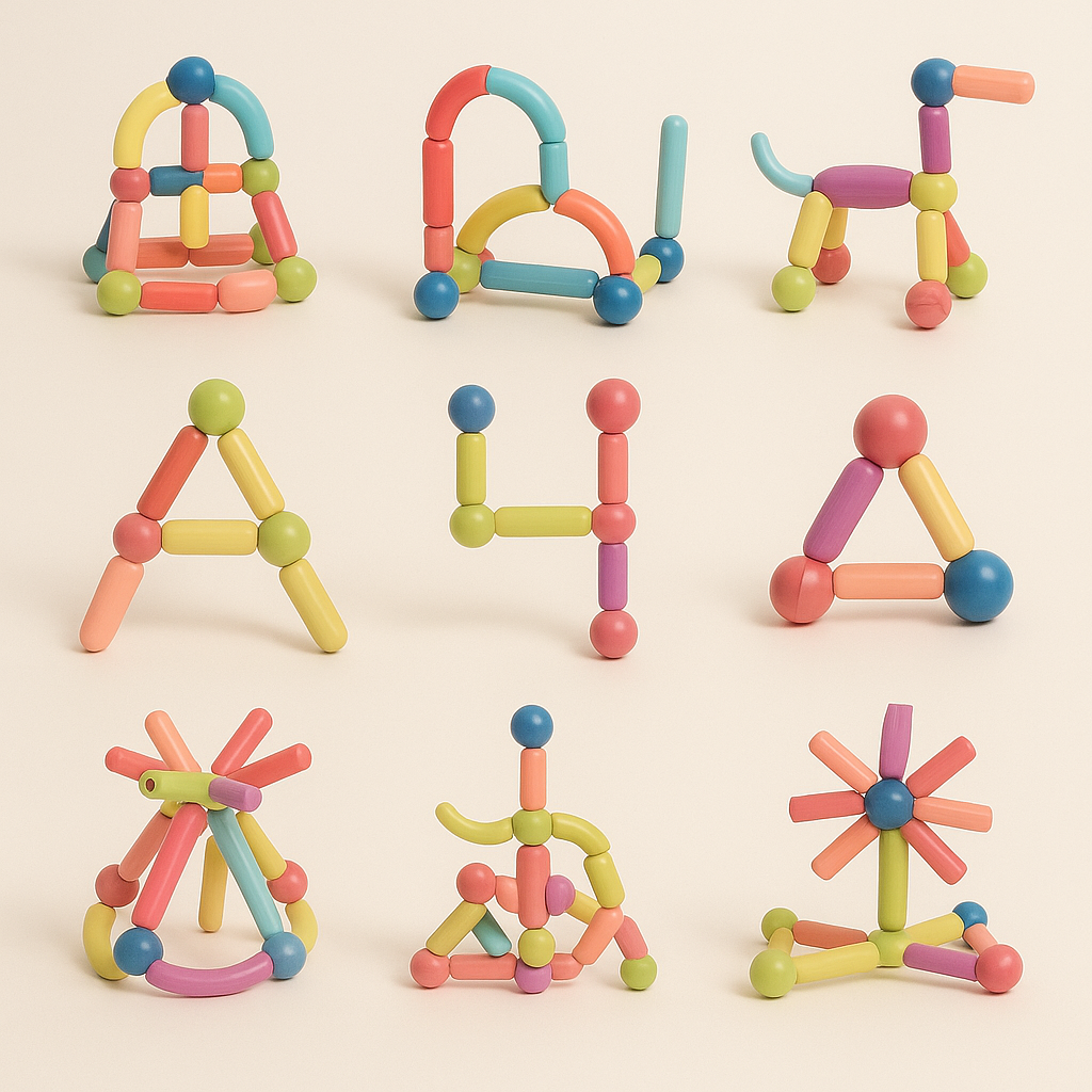 Ontwikkel de creativiteit | Magnetische sticks