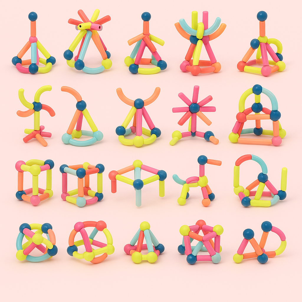 Ontwikkel de creativiteit | Magnetische sticks