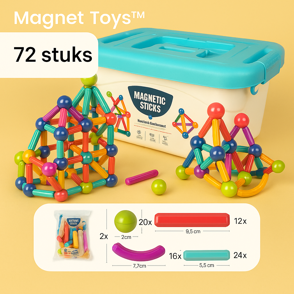 Ontwikkel de creativiteit | Magnetische sticks