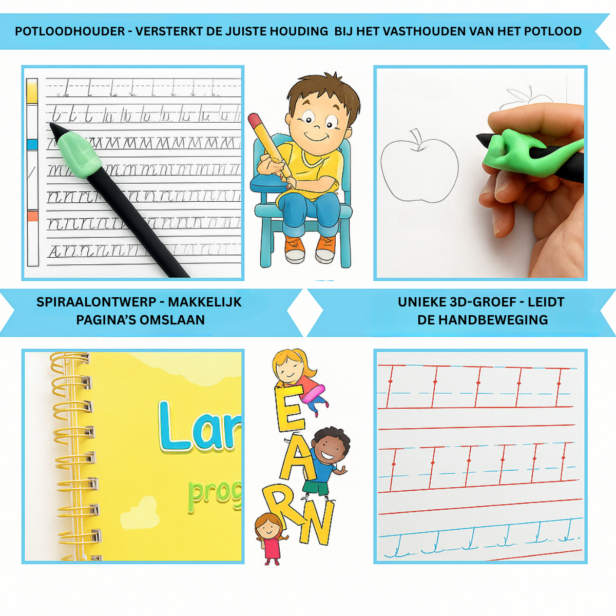 De eerste kennismaking met schrijven | Schrijfboek
