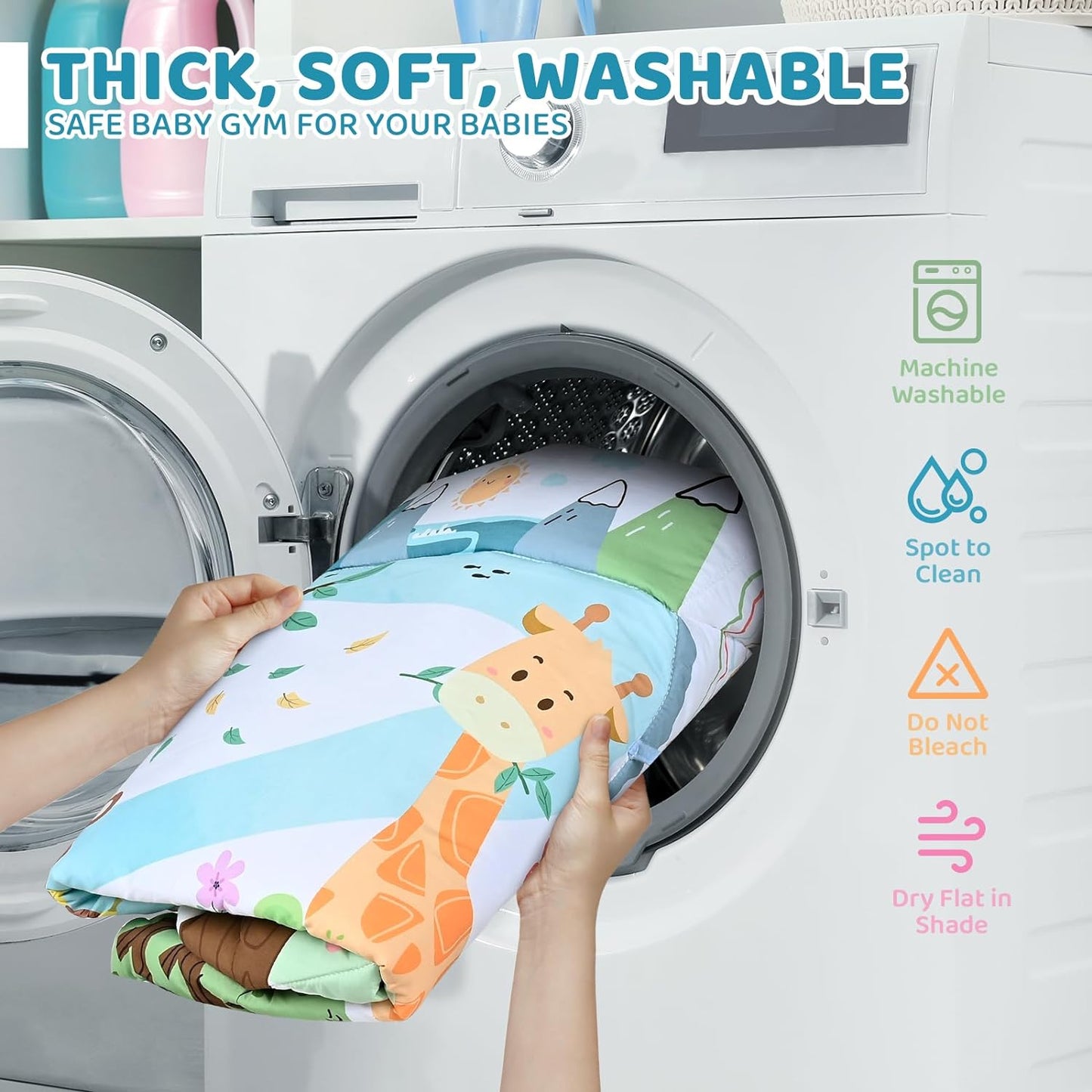 8-in-1 Baby Speelkleed met 6 Speeltjes | Stimulatie van Zintuigen en Motoriek voor Baby’s