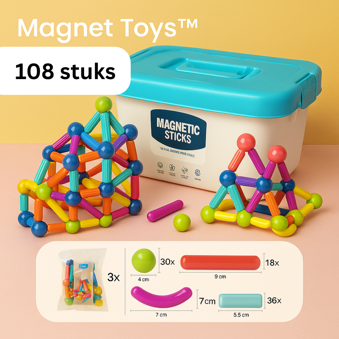 Ontwikkel de creativiteit | Magnetische sticks