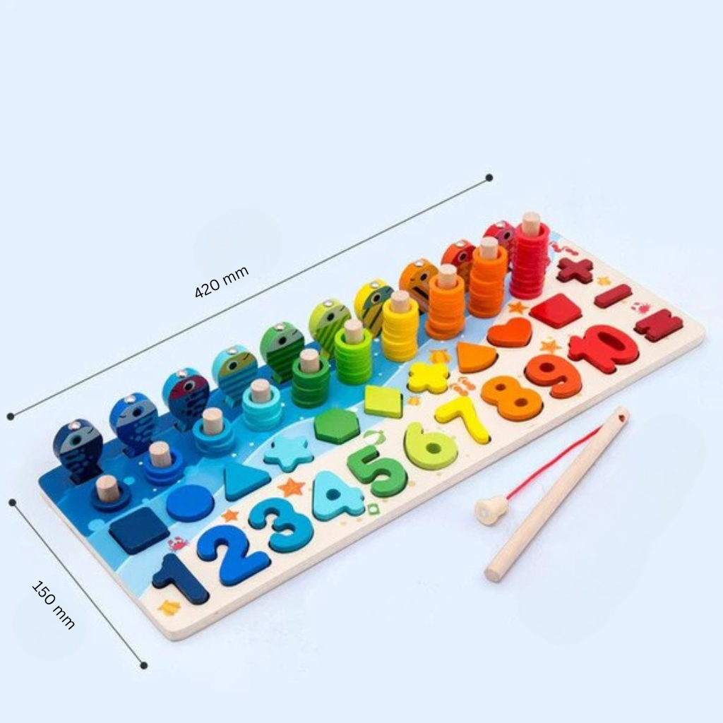 Ontwikkel de vaardigheden | Montessori houten speelbord