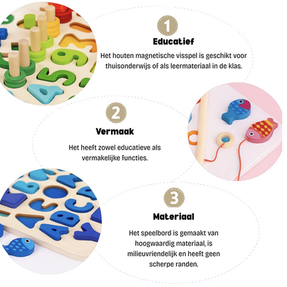 Ontwikkel de vaardigheden | Montessori houten speelbord