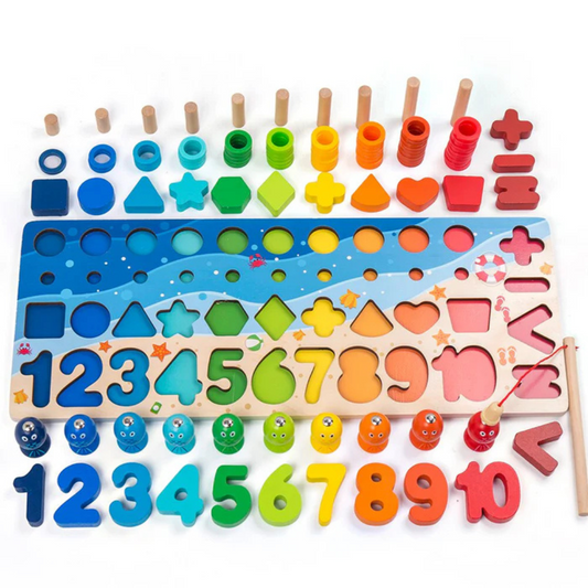 Ontwikkel de vaardigheden | Montessori houten speelbord