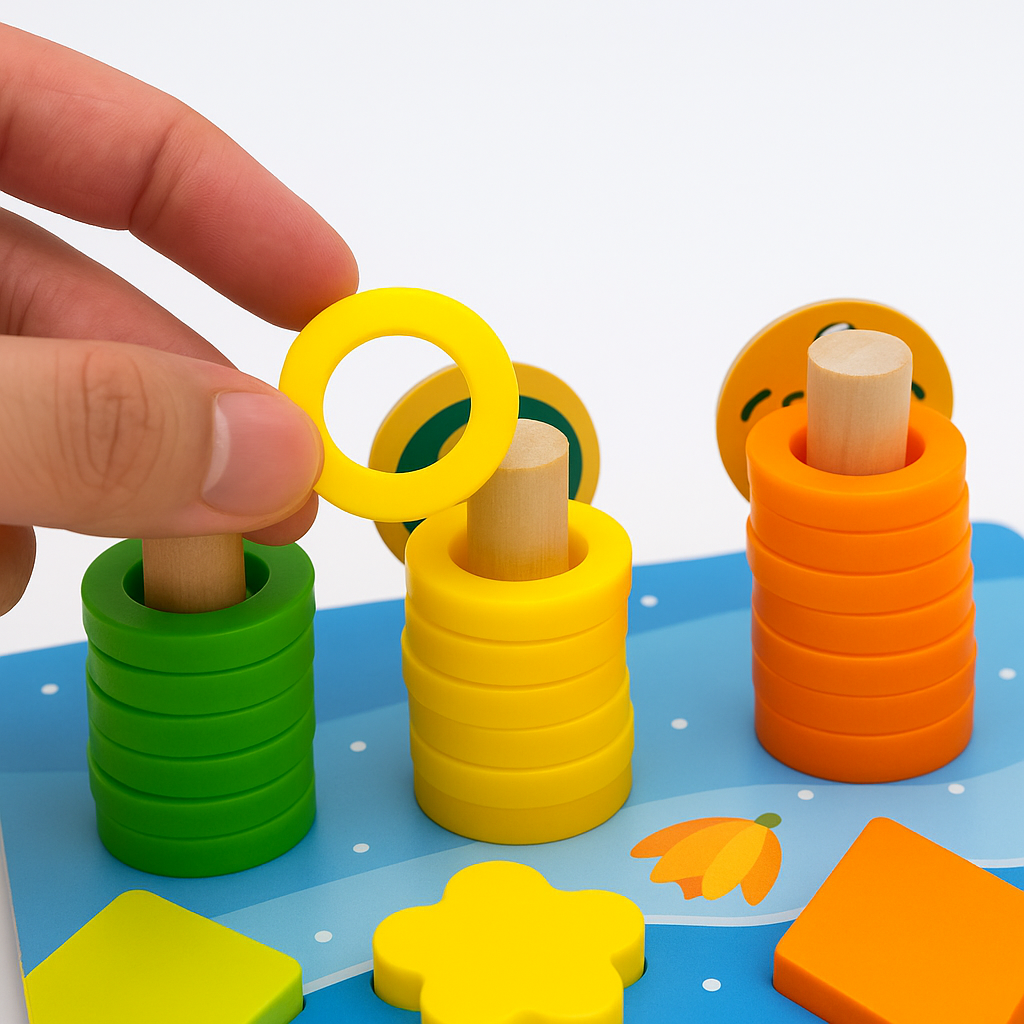 Ontwikkel de vaardigheden | Montessori houten speelbord