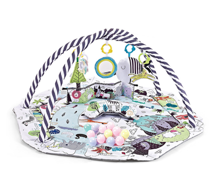 8-in-1 Baby Speelkleed met 6 Speeltjes | Stimulatie van Zintuigen en Motoriek voor Baby’s