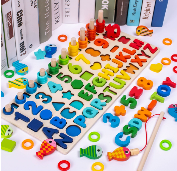 Ontwikkel de vaardigheden | Montessori houten speelbord